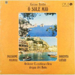 Пластинка Gaetano Bardini (tenor) O sole mio